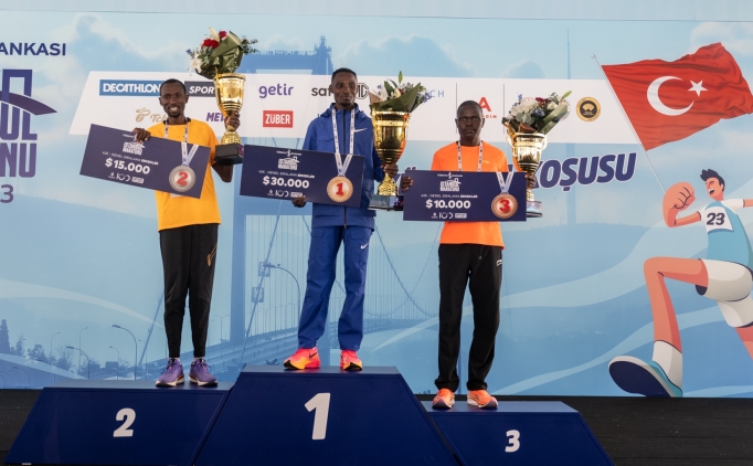 te stanbul Maratonu'nda kazananlar