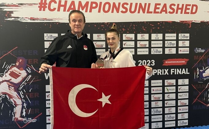 Merve Din�el Kavurat'tan �ngiltere'de bronz madalya