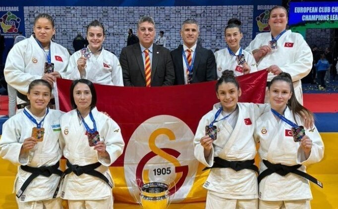 Galatasaray Kad�n Judo Tak�m�, Avrupa'da bronz madalya kazand�