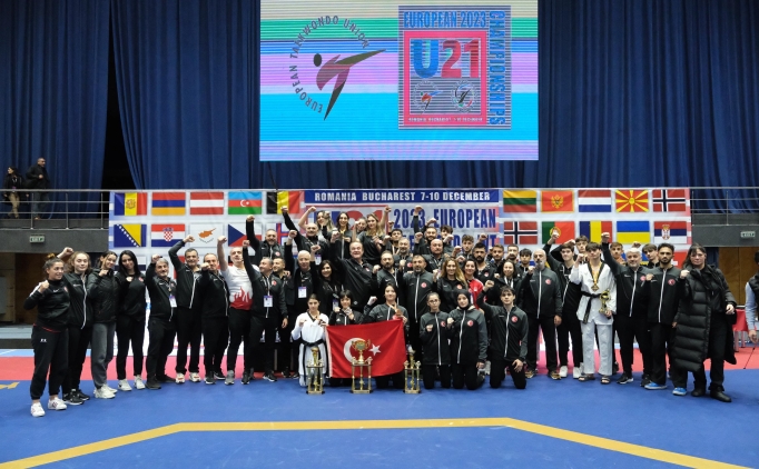 �mit Milli Tekvando Tak�m�, Avrupa �ampiyonu oldu