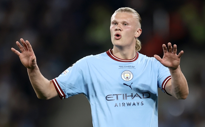 Gol kral� olan Erling Haaland i�in bir ilk!