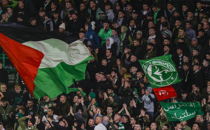 Celtic'ten Filistin destekilerine ceza!