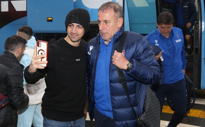 Trabzonspor kafilesi, Antalya'ya gitti