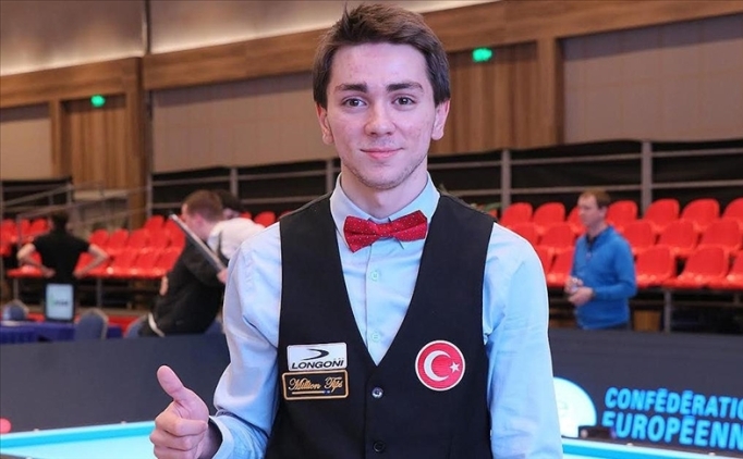 Milli bilardocu Burak Ha�ha�, Avrupa �ampiyonu!