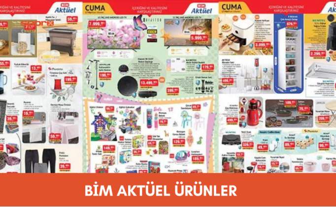 15 Haziran 2023 BİM aktüel ürünler kataloğu