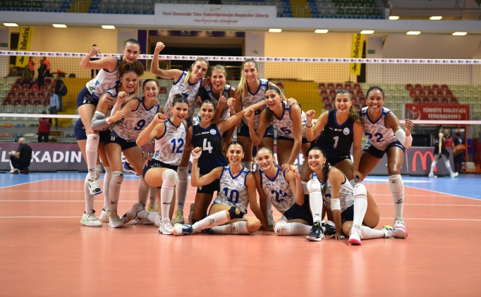 Sar�yer Belediyespor, Be�ikta�'a set vermedi