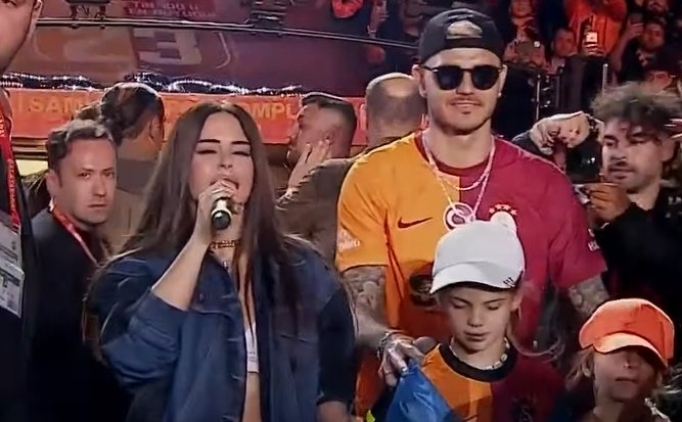 Simge Sa��n: 'Icardi'nin davetiyle buraday�m'