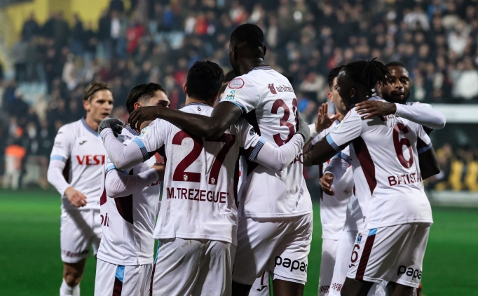 Trabzonspor'da 17 mata 12 oyuncu gol sevinci yaad