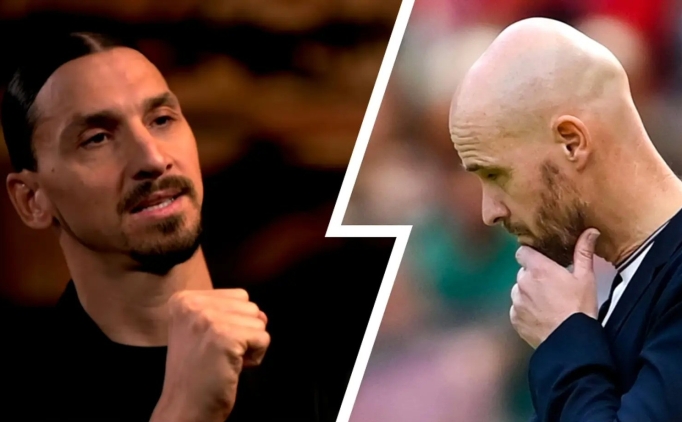Zlatan Ibrahimovic'in Erik ten Hag s�zleri g�ndem oldu!