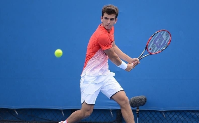 A Milli Erkek Tenis Tak�m�, Slovenya'y� 4-0 ma�lup etti