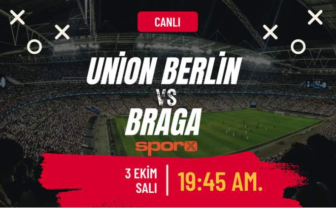 Union Berlin Braga Maçı Canlı İzle Şifresiz TV8,5 İzle | Union Berlin Braga maçı ne zaman, saat kaçta, hangi kanalda?