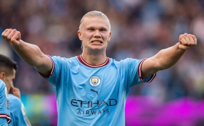 Manchester City'de Haaland co�tu!