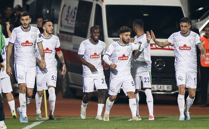 �aykur Rizespor'dan kritik galibiyet!