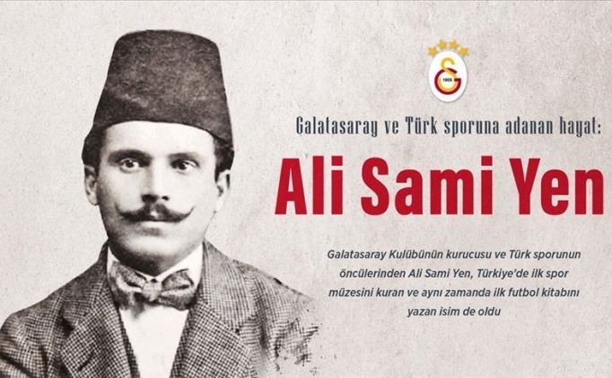 Galatasaray Kul�b�n�n kurucusu Ali Sami Yen an�l�yor