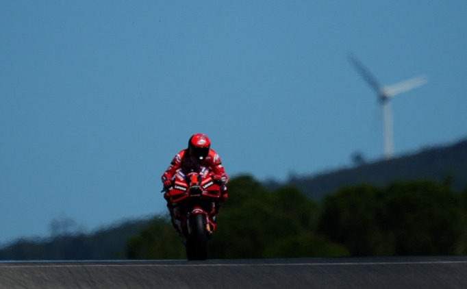 MotoGP'de �talya Sprint yar���nda Francesco Bagnaia birinci oldu