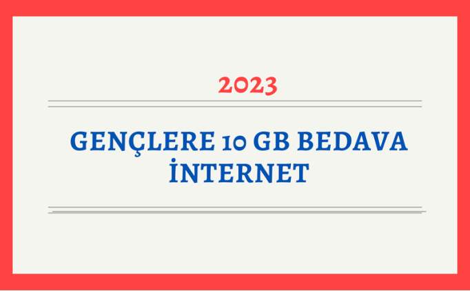 Öğrencilere 10 gb internet başvurusu ne zaman verilecek 2023 | Üniversite öğrencilerine ücretsiz aylık 10 GB internet ne zaman verilecek, nası alınır?