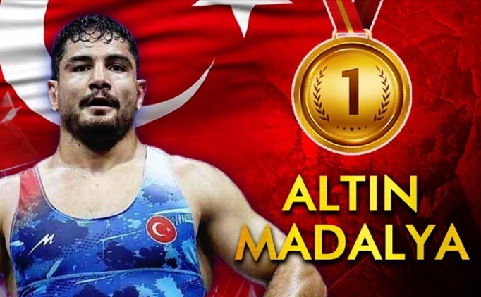 Milli g�re��i Taha Akg�l, M�s�r'da alt�n madalya kazand�