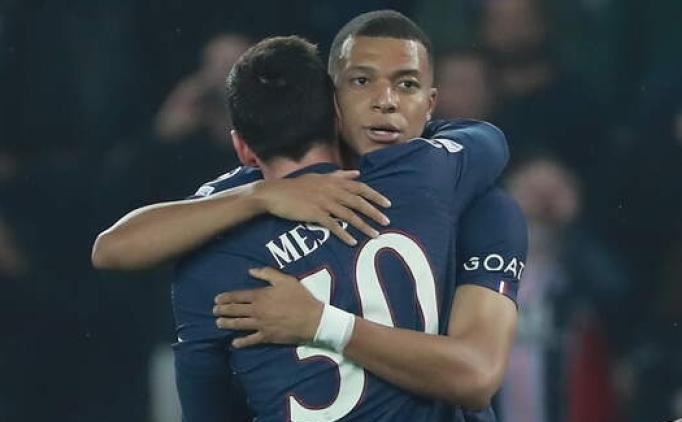 PSG, Mbappe ve Messi ile zirveye tutundu