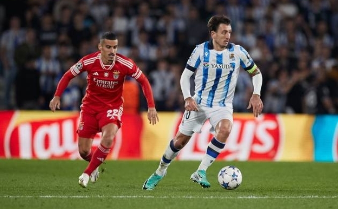 Real Sociedad - Benfica ma�� �ncesi kavga ��kt�