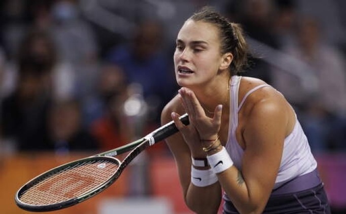 Aryna Sabalenka'dan �eyrek finalde veda