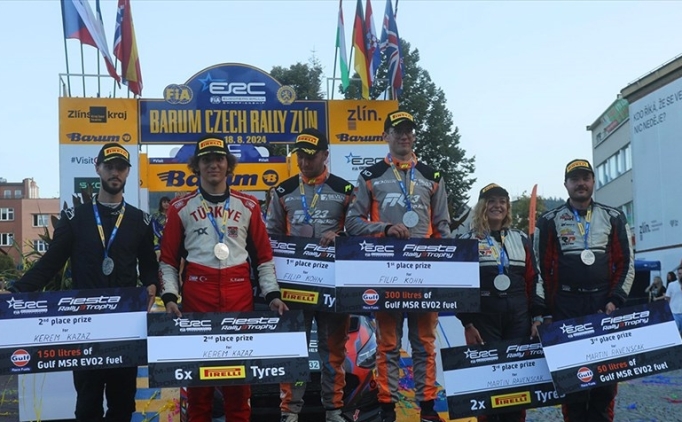 T�rk sporculardan Avrupa Ralli �ampiyonas�'nda �ifte podyum