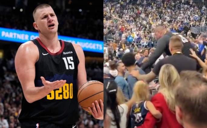 Jokic'in aabeyi taraftara yumruk att, NBA konuyu aratryor