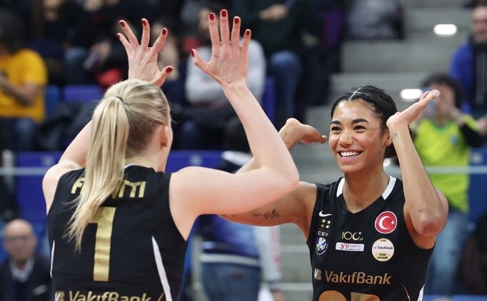 Vak�fBank, Galatasaray'a set vermedi!