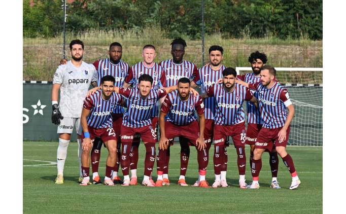 Trabzonspor, ikinci hazrlk manda da galip!