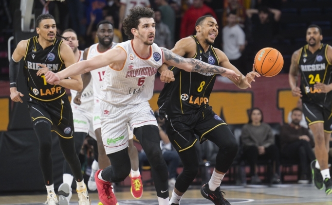 Galatasaray Ekmas, taraftar�yla zafere uzand� ama tur �ans� kalmad�