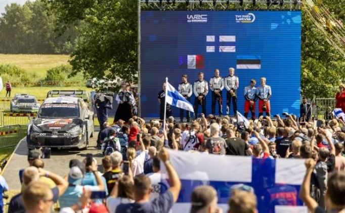 WRC Letonya'da kazanan Rovanpera