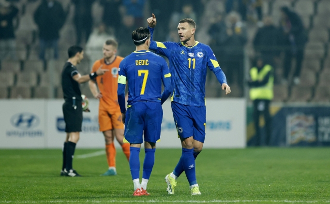 Edin Dzeko asist yapt, Bosna Hersek A Ligi'ne veda etti