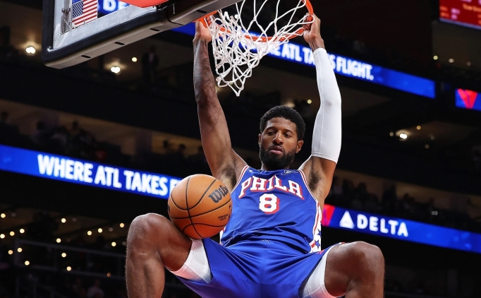 76ers siftahn 15 sayyla yapan George: 'Biraz paslanmm'