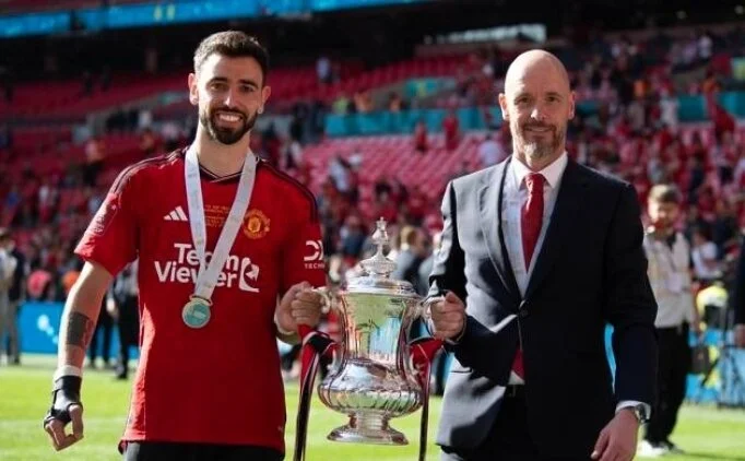 Bruno Fernandes'ten Erik ten Hag'a veda!