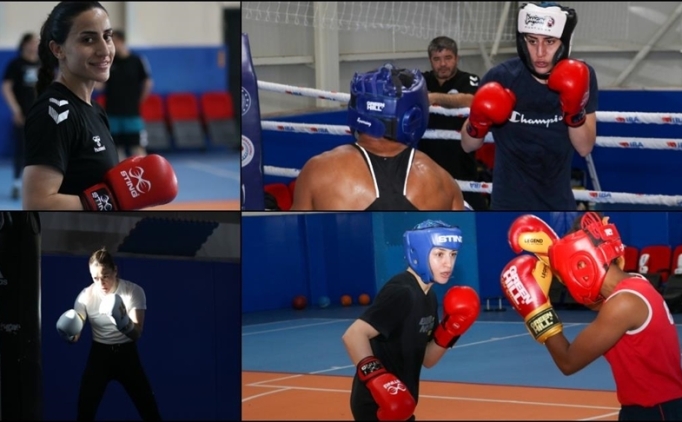 Paris Olimpiyatlar�'na 6 s�kletin 5'inde kota alan kad�n boks�rler, iddial� haz�rlan�yor
