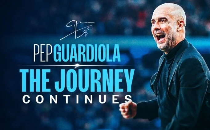 Pep Guardiola, Manchester City ile szlemesini uzatt