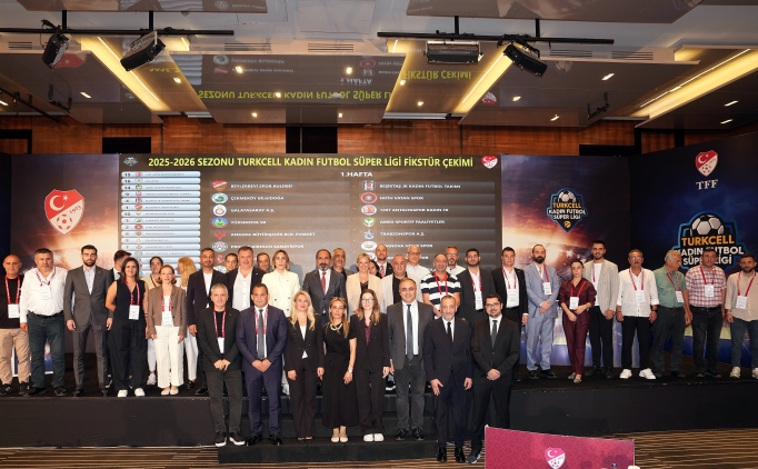 Kad�n Futbol S�per Ligi'nde 2025-2026 sezonu fikst�r� �ekildi