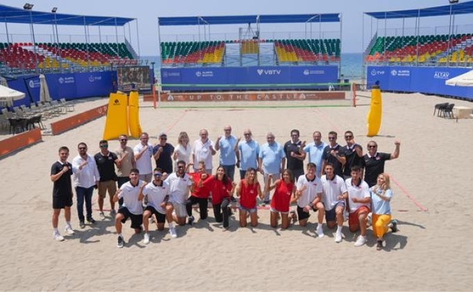 Alanya'da D�nya Plaj Voleybolu heyecan� ya�anacak!