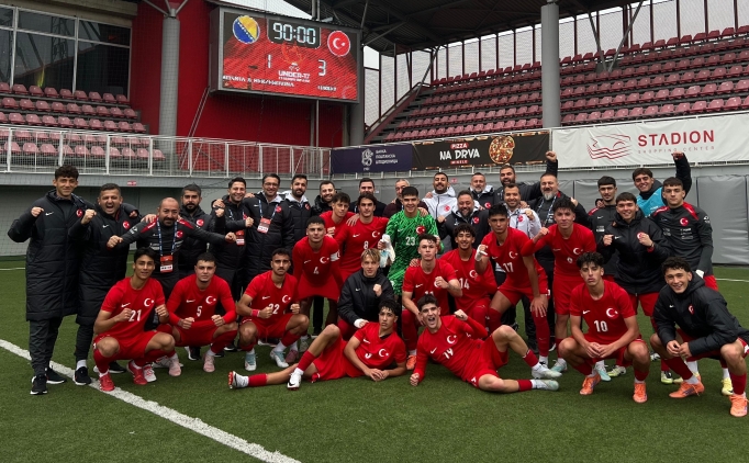 U17 Milli Tak�m, Bosna Hersek'i 3 golle ge�ti