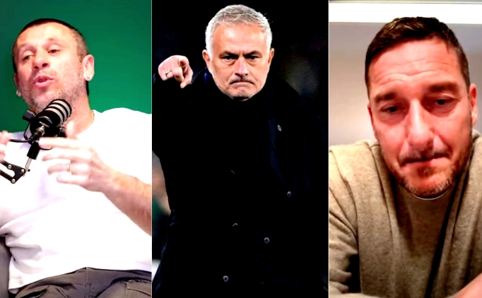 Totti ve Cassano tart��t�: Mourinho!