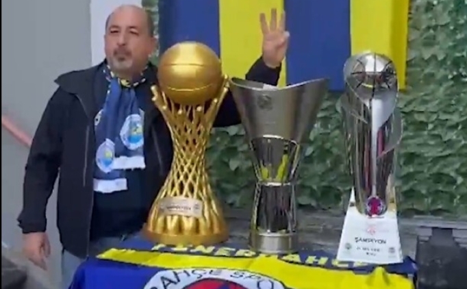 Fenerbahe Beko'nun ampiyonluk kupalar Rotterdam'da