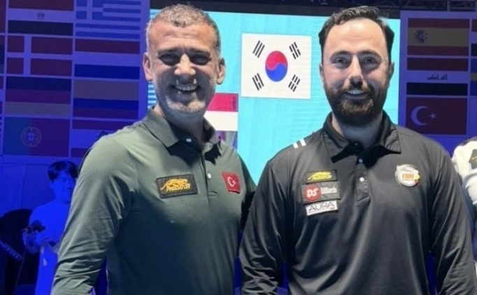 T�rkiye 3 Bant Bilardo �ampiyonas�'n�n 3. etab�nda birincili�i Berkay Karakurt'un