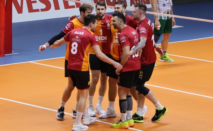 Galatasaray HDI Sigorta, deplasmanda set vermeden kazand