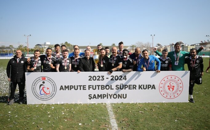 Ampute futbolda S�per Kupa'y� Alves Kablo kazand�