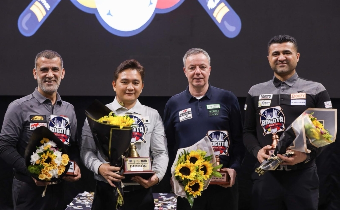 Milli bilardoculardan 1 g�m��, 1 bronz madalya