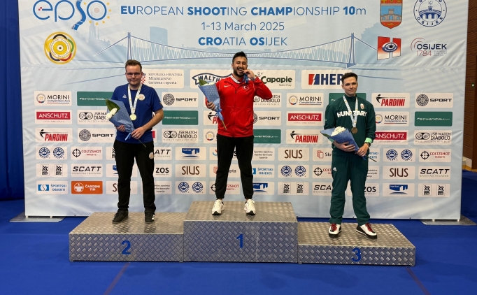 Milli atc Tunahan Tatolu, genlerde Avrupa ampiyonu!