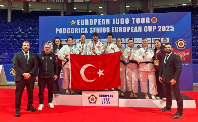 B�y�kler Avrupa Judo Kupas�'nda T�rkiye zirvede yer ald�