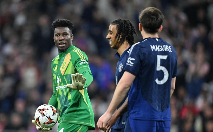 Lyon - Manchester United ma��nda kazanan yok: Onana'dan b�y�k hatalar!