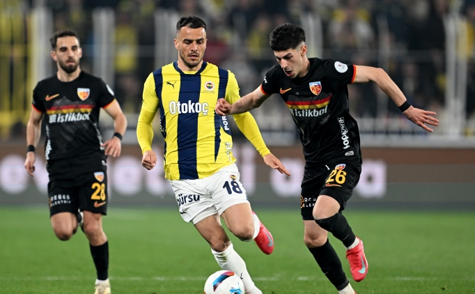 Fenerbah�e'den Kayserispor ma��nda 90+4'te puan kayb�!