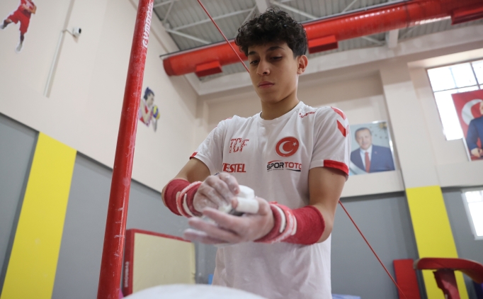 Cmnastik�i H�seyin Emir, D�nya �ampiyonlu�u pe�inde!