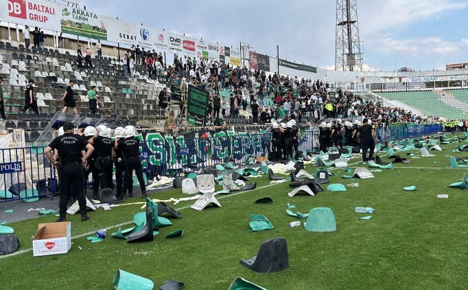 Denizli'de ma� sonunda olay!